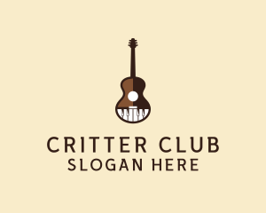 Guitar Piano Music logo design