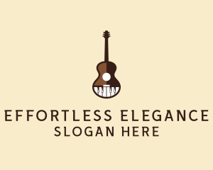 Guitar Piano Music logo design