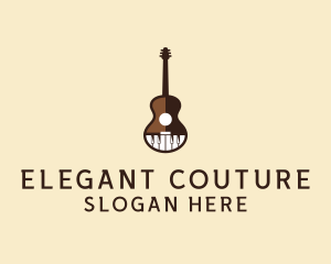 Guitar Piano Music logo design