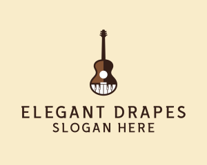 Guitar Piano Music logo design