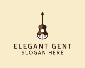 Guitar Piano Music logo design