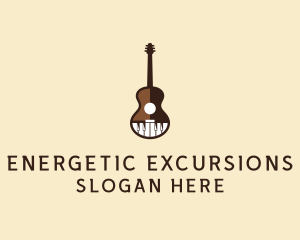 Guitar Piano Music logo design