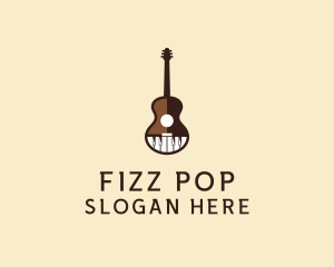 Guitar Piano Music logo design