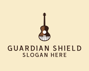 Guitar Piano Music logo design