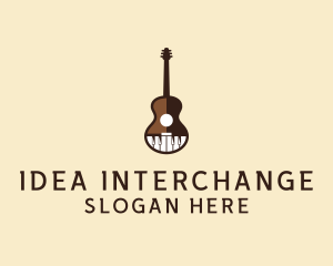 Guitar Piano Music logo design