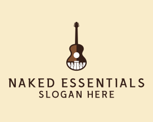 Guitar Piano Music logo design