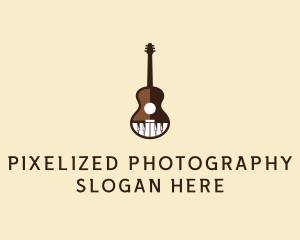 Guitar Piano Music logo design