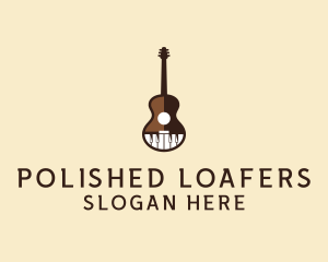 Guitar Piano Music logo design