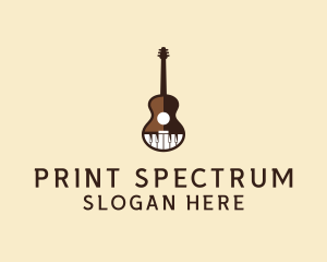 Guitar Piano Music logo design