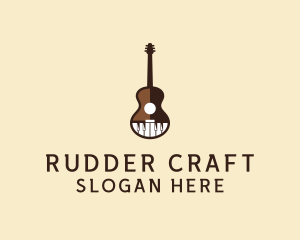 Guitar Piano Music logo design