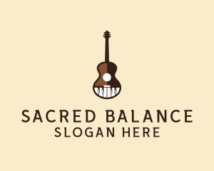 Guitar Piano Music logo design