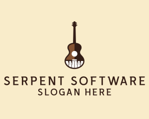 Guitar Piano Music logo design