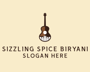 Guitar Piano Music logo design