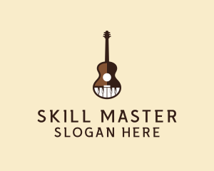 Guitar Piano Music logo design