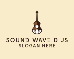 Guitar Piano Music logo design