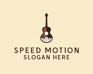 Guitar Piano Music logo design