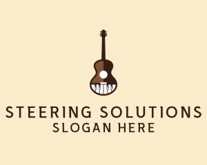 Guitar Piano Music logo design