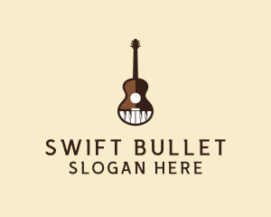 Guitar Piano Music logo design