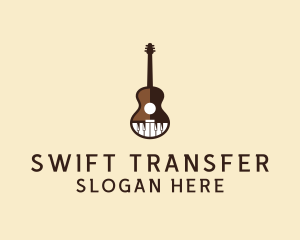 Guitar Piano Music logo design