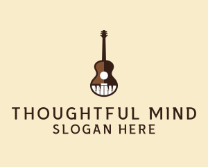 Guitar Piano Music logo design