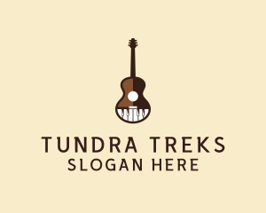 Guitar Piano Music logo design