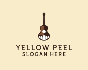 Guitar Piano Music logo design