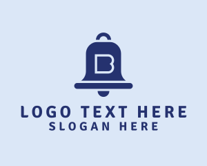 Notification - Blue Bell Letter B logo design