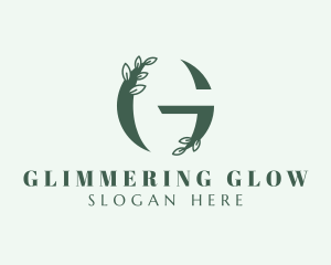 Organic Spa Letter G logo design