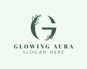 Organic Spa Letter G logo design