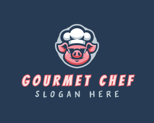 Cooking Pig Chef logo design