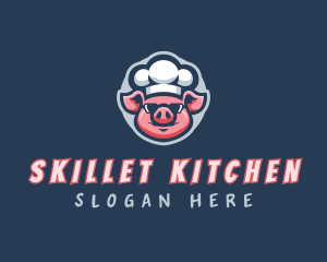 Cooking Pig Chef logo design