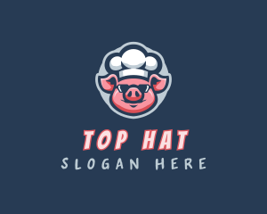 Cooking Pig Chef logo design