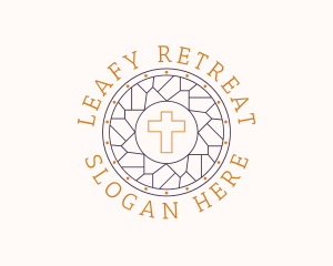 Holy Worship Church Cross logo design