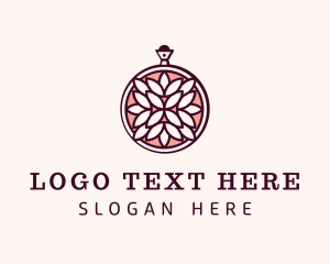 Maroon Floral Scent logo