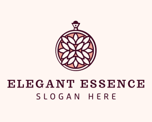 Maroon Floral Scent logo