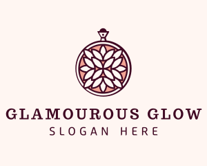 Maroon Floral Scent logo