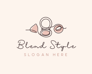 Cosmetic Makeup Beauty logo design