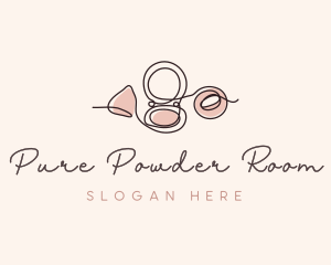 Cosmetic Makeup Beauty logo design