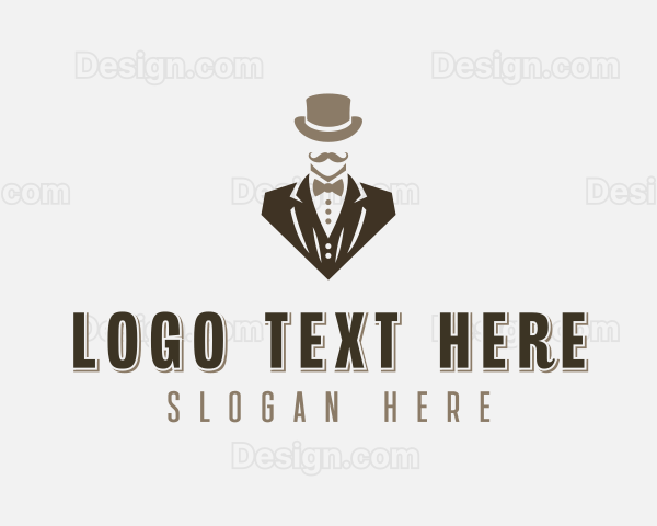 Gentleman Tuxedo Tailoring Logo