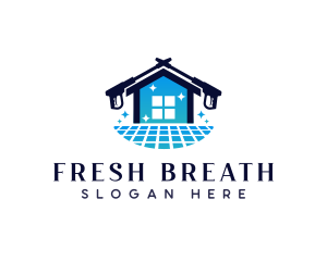 Pressure Washer Tile Cleaner logo design