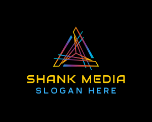 Triangle Tech Media logo design