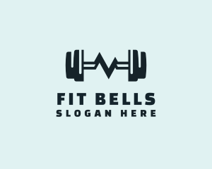 Barbell Fitness Pulse logo design