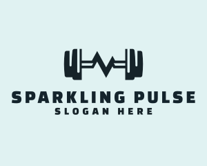 Barbell Fitness Pulse logo design