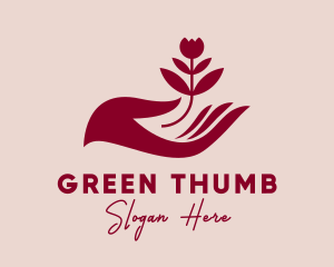 Rose Gardener Hand  logo