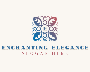 Elegant  Flower Leaf logo design