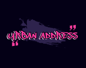 Urban Punk Graffiti logo design