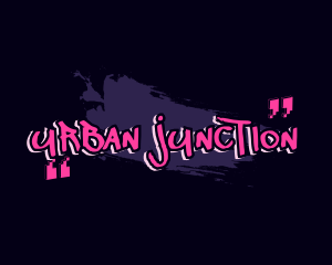 Urban Punk Graffiti logo design