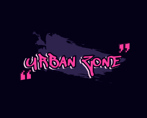 Urban Punk Graffiti logo design