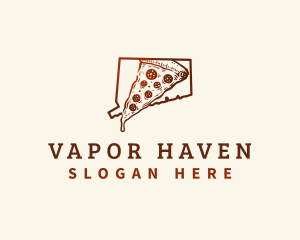 Connecticut New Haven Pizza Logo