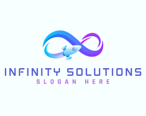 Rocket Infinity Launch logo design